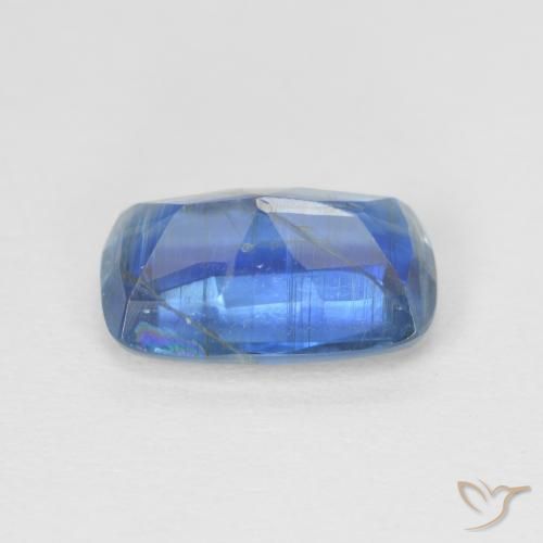 Cianita Azul oscuro natural de 3.07 ct, Forma Cojín, SI