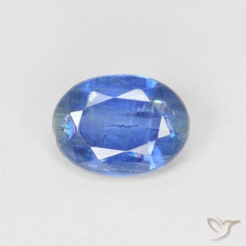 1.00ct Natural Azul claro cianita, Ovalada, SI