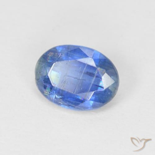 Cianita Azul claro natural de 1.00 ct, Ovalada, SI