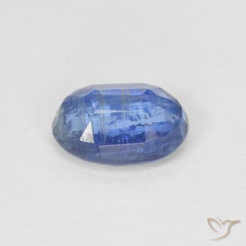 Cianita Azul claro natural de 1.00 ct, Ovalada, SI