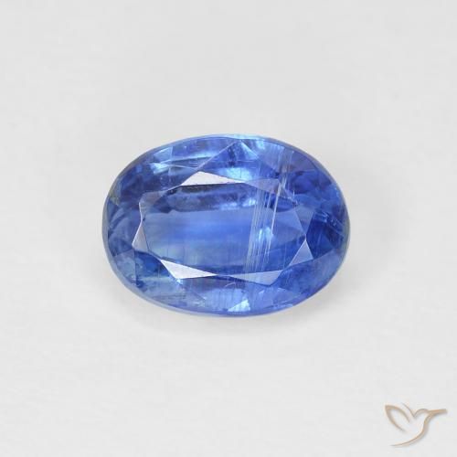 1.20ct Natural Azul real cianita, Ovalada, SI, Photo A