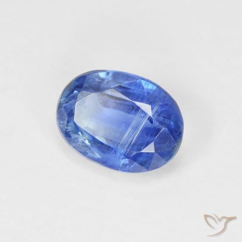 Cianita Azul real natural de 1.20 ct, Ovalada, SI