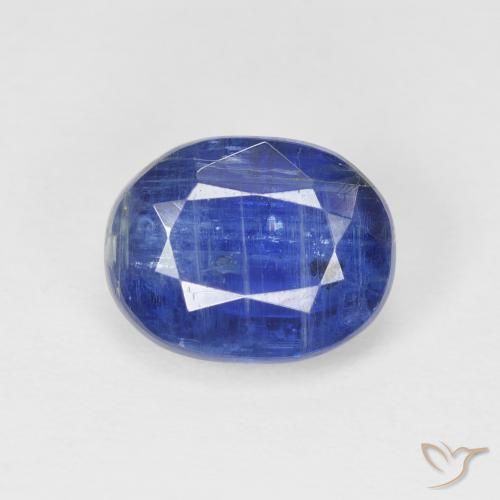 Cianita Azul real natural de 4.04 ct, Corte Óvalo, SI