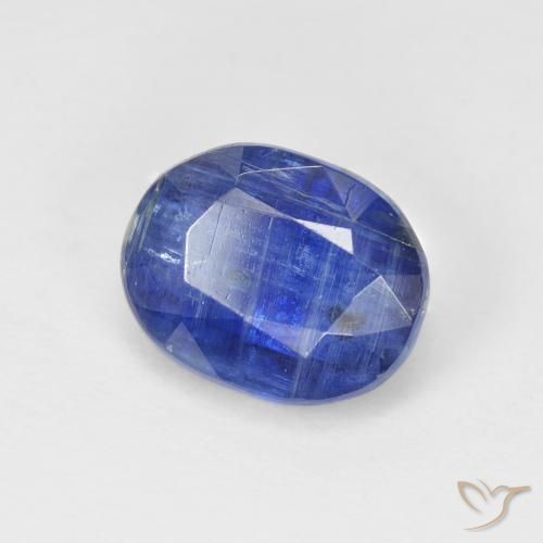 Cianita Azul real natural de 4.04 ct, Corte Óvalo, SI