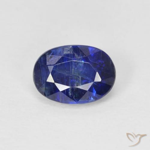 1.16ct Natural Azul marino cianita, Ovalada, SI