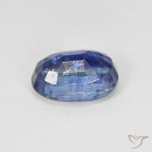 Cianita Azul oscuro natural de 1.17 ct, Ovalada, SI