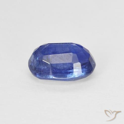 Cianita Azul real natural de 1.22 ct, Ovalada, SI