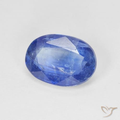 Cianita Azul real natural de 3.51 ct, Ovalada, SI