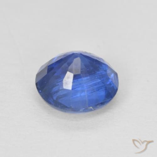 Cianita Azul real natural de 1.02 ct, Redondo, SI