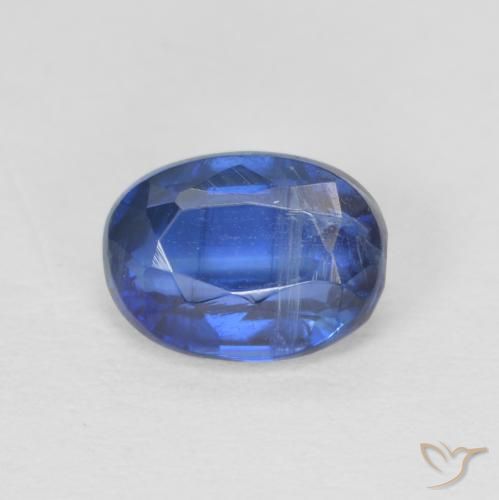 1.07ct Natural Azul marino cianita, Ovalada, SI