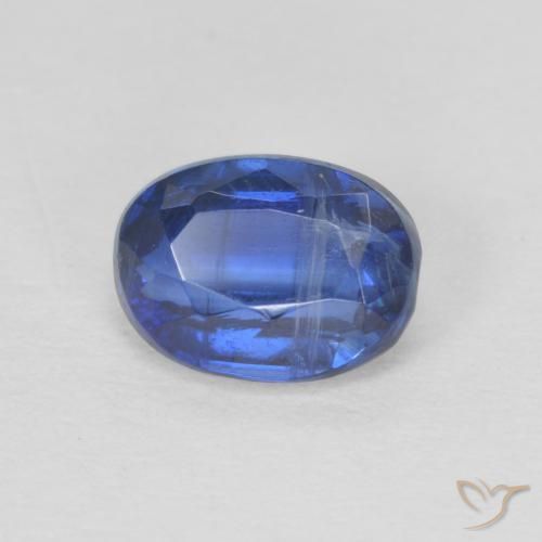 Cianita Azul marino natural de 1.07 ct, Ovalada, SI