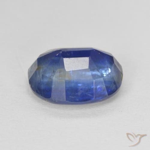 Cianita Azul marino natural de 3.39 ct, Ovalada, SI