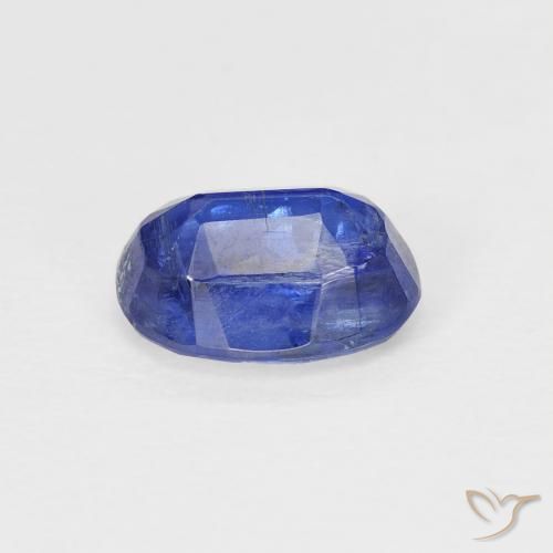 Cianita Azul oscuro natural de 1.21 ct, Ovalada, SI
