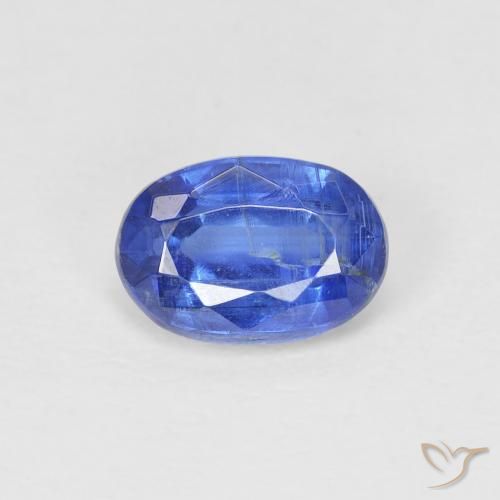 1.09ct Natural Azul marino cianita, Ovalada, SI