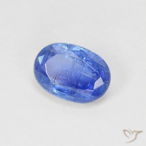 Cianita Celeste natural de 1.12 ct, Ovalada, SI