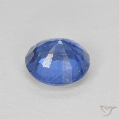 Cianita Azul claro natural de 1.09 ct, Redondo, SI