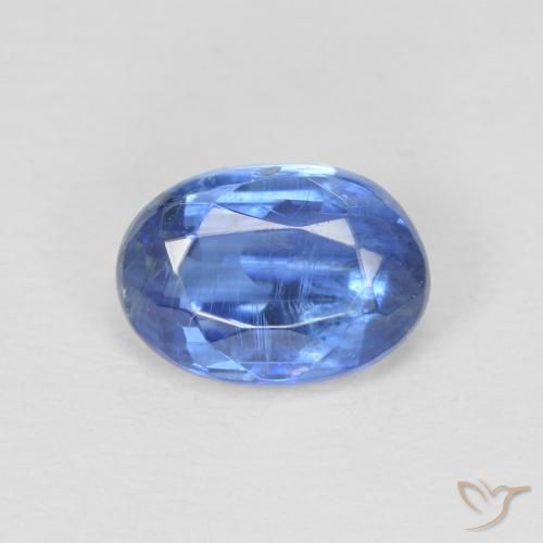 1.19ct Natural Azul marino cianita, Ovalada, SI
