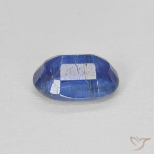 cianita Azul oscuro natural de 1.04 ct, Ovalada, SI