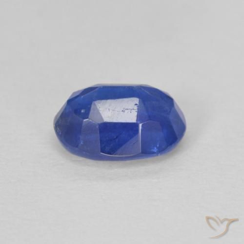 Cianita Azul real natural de 1.10 ct, Ovalada, SI