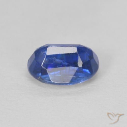 Cianita Azul oscuro natural de 1.21 ct, Ovalada, SI