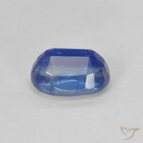 Cianita Azul oscuro natural de 1.25 ct, Ovalada, SI