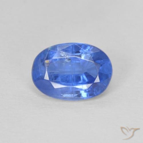 1.08ct Natural Azul claro cianita, Ovalada, SI