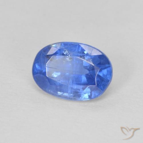 Cianita Azul claro natural de 1.08 ct, Ovalada, SI