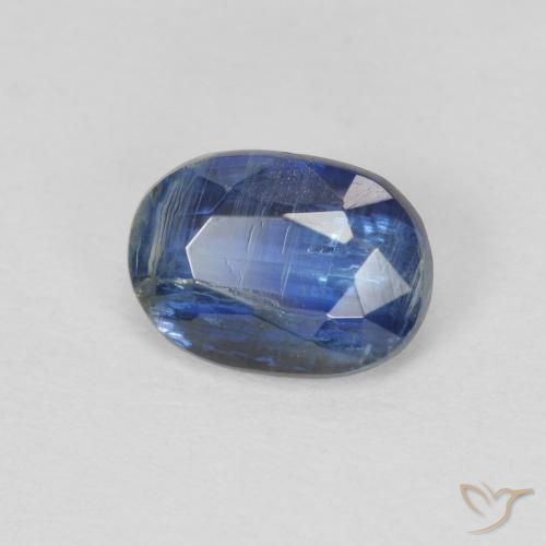 Cianita Azul oscuro natural de 1.05 ct, Ovalada, SI