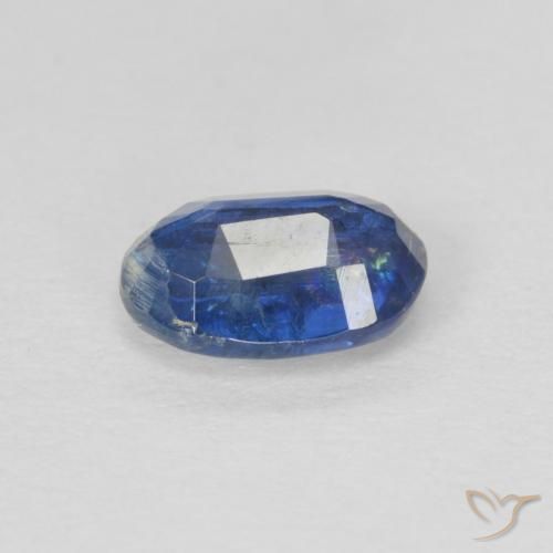 Cianita Azul oscuro natural de 1.05 ct, Ovalada, SI