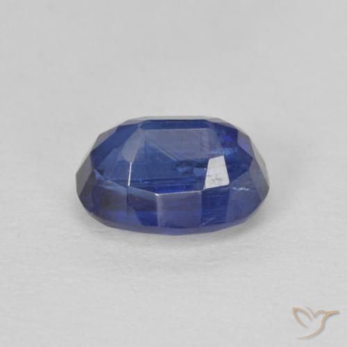 Cianita Azul oscuro natural de 1.30 ct, Ovalada, SI