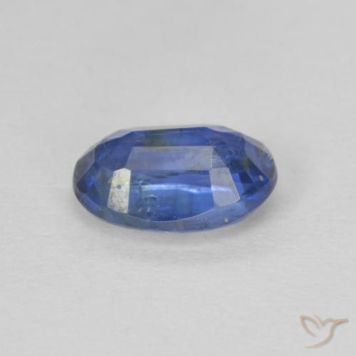 Cianita Azul oscuro natural de 1.07 ct, Ovalada, SI