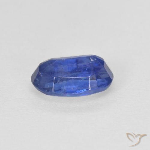 Cianita Azul oscuro natural de 1.02 ct, Ovalada, SI