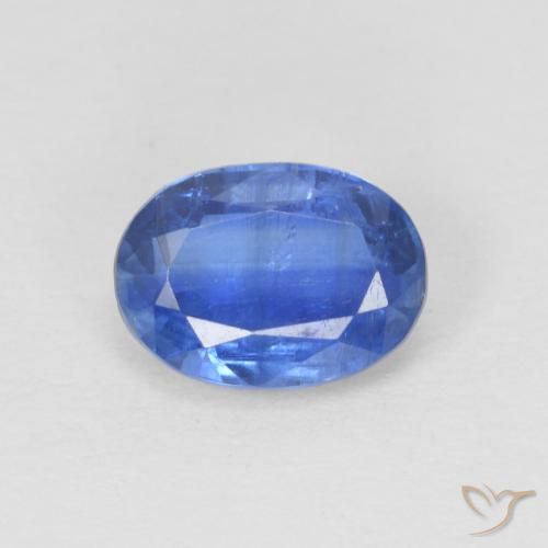 1.11ct Natural Azul real cianita, Ovalada, SI