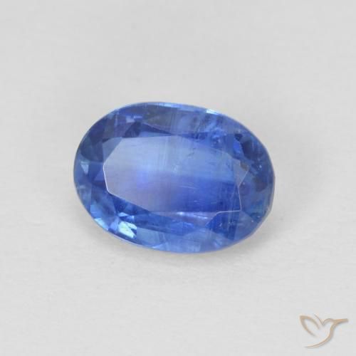 Cianita Azul real natural de 1.11 ct, Ovalada, SI