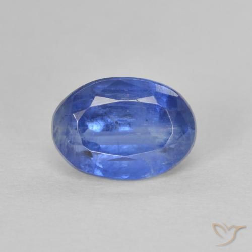 cianita Azul oscuro natural de 1.17 ct, Ovalada, SI