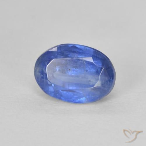 cianita Azul oscuro natural de 1.17 ct, Ovalada, SI