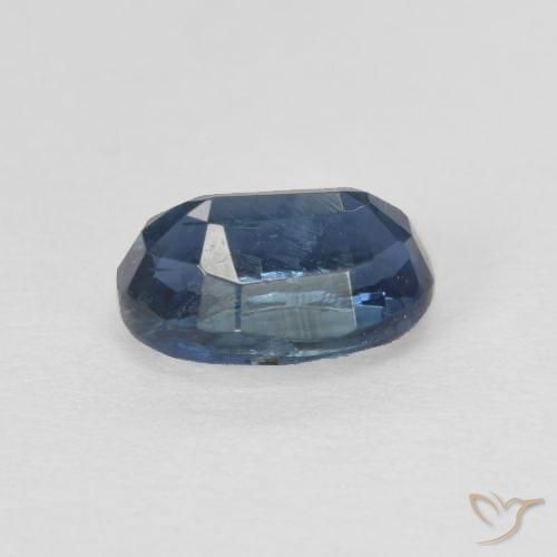 Cianita Azul oscuro natural de 1.32 ct, Ovalada, SI