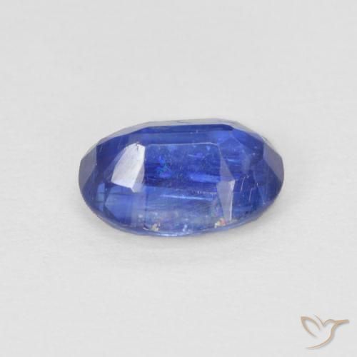 Cianita Azul oscuro natural de 1.12 ct, Ovalada, SI