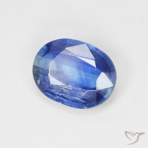 Cianita Azul real natural de 2.72 ct, Ovalada, SI