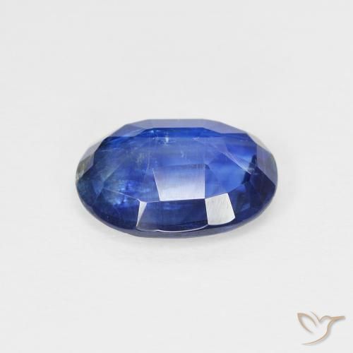 Cianita Azul real natural de 2.72 ct, Ovalada, SI