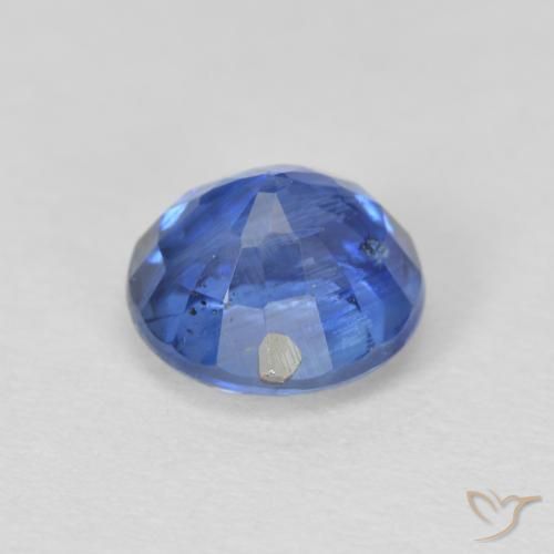 Cianita Azul marino natural de 1.27 ct, Redondo, SI