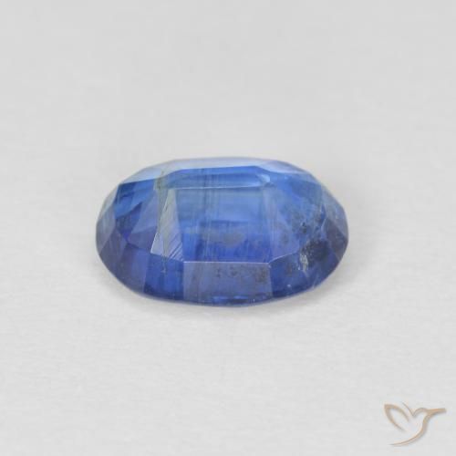 Cianita Azul marino natural de 0.99 ct, Ovalada, SI