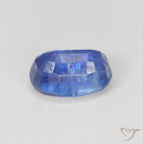 Cianita Azul oscuro natural de 1.36 ct, Ovalada, SI