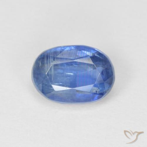 1.26ct Natural Azul marino claro cianita, Ovalada, SI
