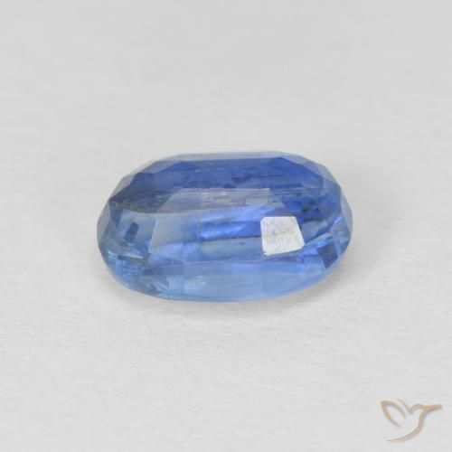 Cianita Azul marino claro natural de 1.26 ct, Ovalada, SI