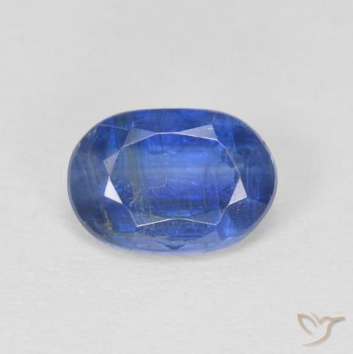 1.01ct Natural Azul real cianita, Ovalada, SI