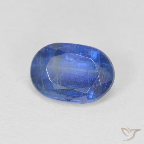 Cianita Azul real natural de 1.01 ct, Ovalada, SI