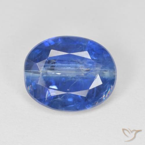 4.08ct Natural Azul real cianita, Ovalada, SI, Photo A