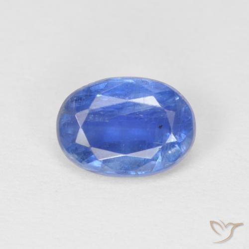 1.06ct Natural Azul claro cianita, Ovalada, SI