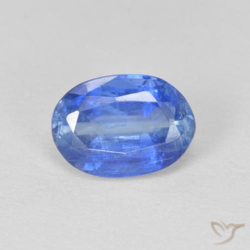 1.23ct Natural Celeste cianita, Ovalada, SI
